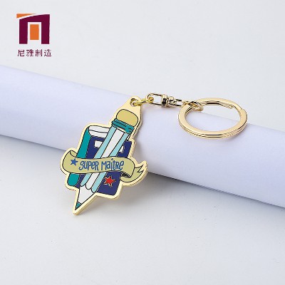 個(gè)性化金屬鑰匙扣 金屬烤漆鑰匙扣促銷禮品掛件鑰匙扣