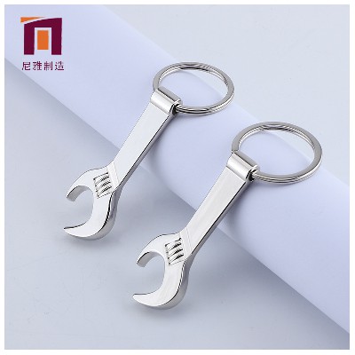 個性扳手開瓶器 創(chuàng)意金屬鑰匙扣 金屬創(chuàng)意禮品可鐳雕LOGO鑰匙扣