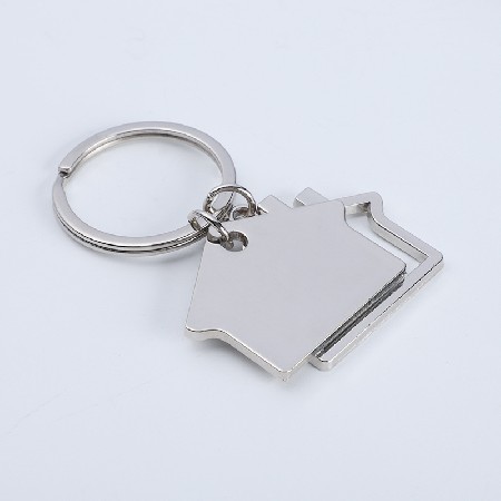 創(chuàng)意房子鑰匙扣 小屋小禮品掛件房地產(chǎn)開業(yè)小禮品 雙面可激光刻字