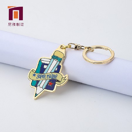 個(gè)性化金屬鑰匙扣 金屬烤漆鑰匙扣促銷禮品掛件鑰匙扣