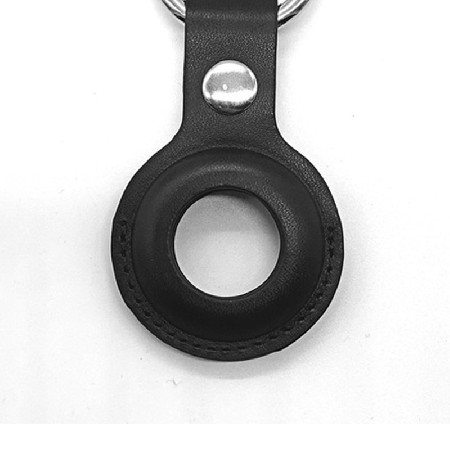 適用蘋果定位器保護(hù)套皮革pu蘋果Airtag定位追蹤器防丟便攜保護(hù)殼