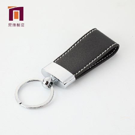 廠家皮革車(chē)鑰匙扣 創(chuàng)意手工皮鑰匙扣 logo真皮鑰匙扣鑰匙帶
